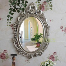 D22 Antique Silve  Bathroom Toilet Vanity Wall Makeup Mirror Front Waterproof Y    173468149293